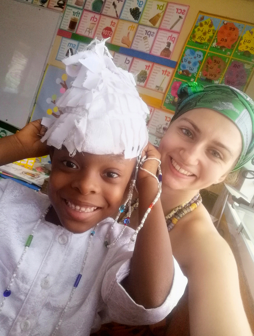 Melanie in Ghana
